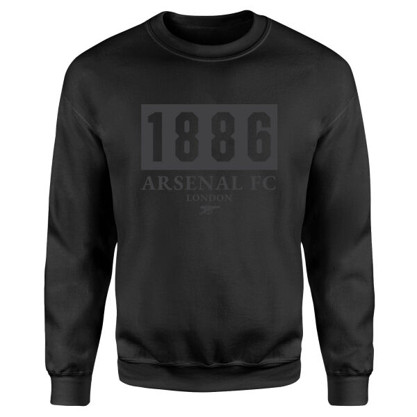 Arsenal Football Club 1886 Sweatshirt M - Siyah