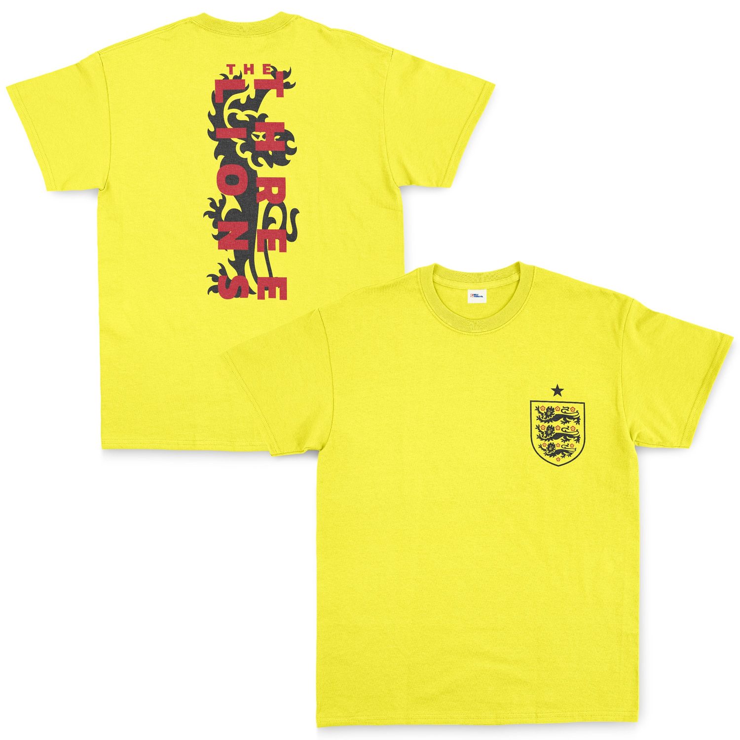 Three Lions | İngiltere Tişört XXL - Sarı