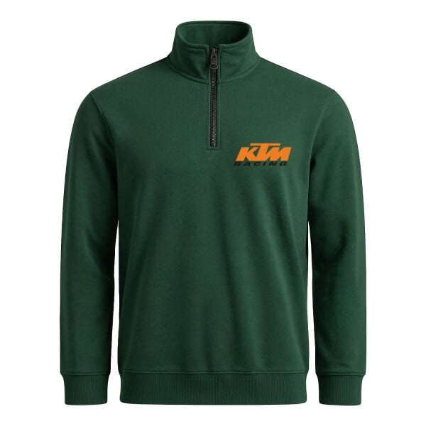 KTM Racing Yarım Fermuarlı Sweatshirt