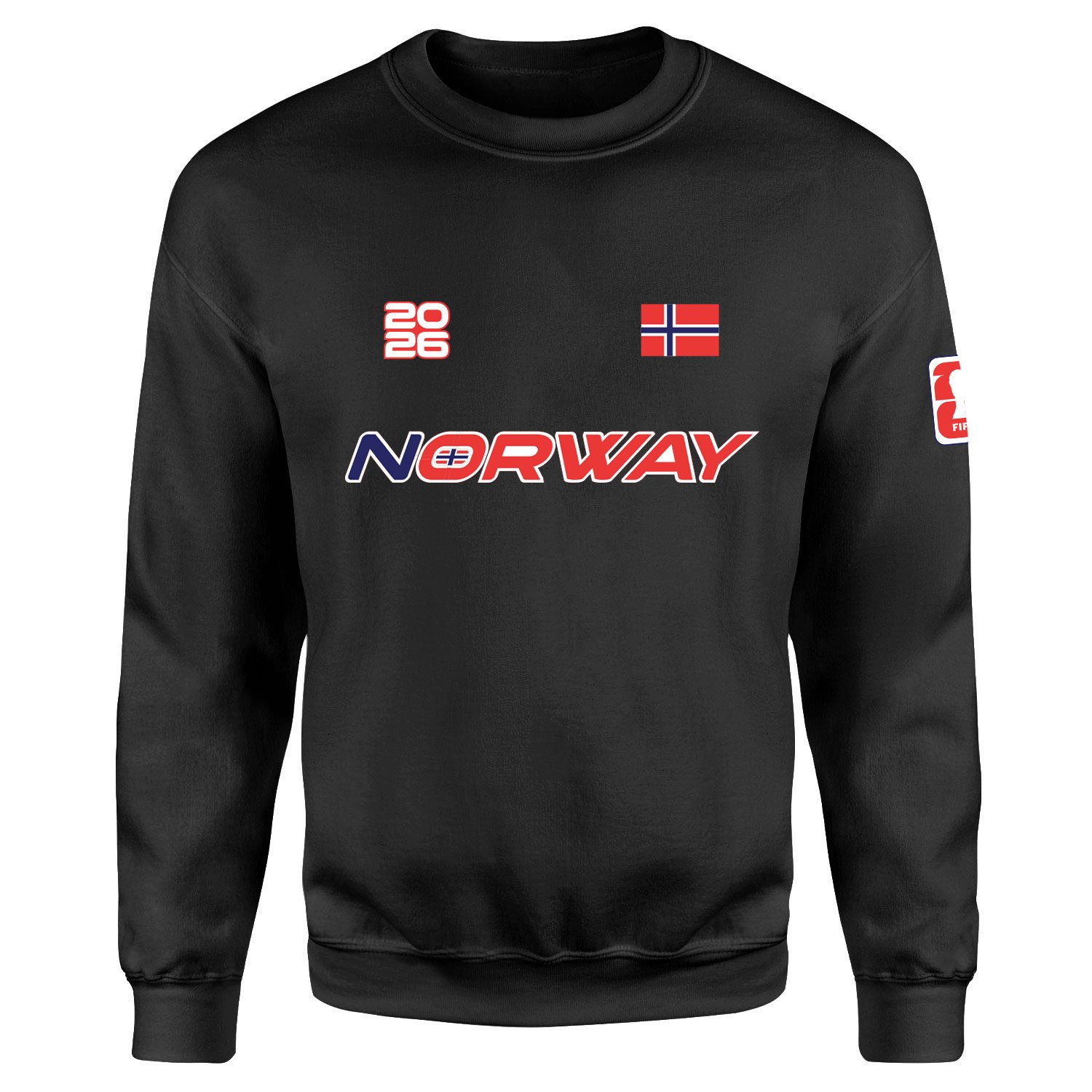 Norveç 2026 Sweatshirt XL - Siyah