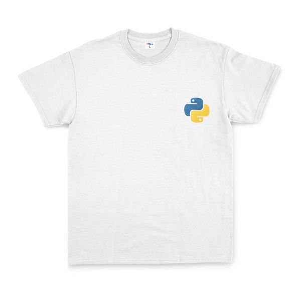 Python Icon Tişört M - Beyaz