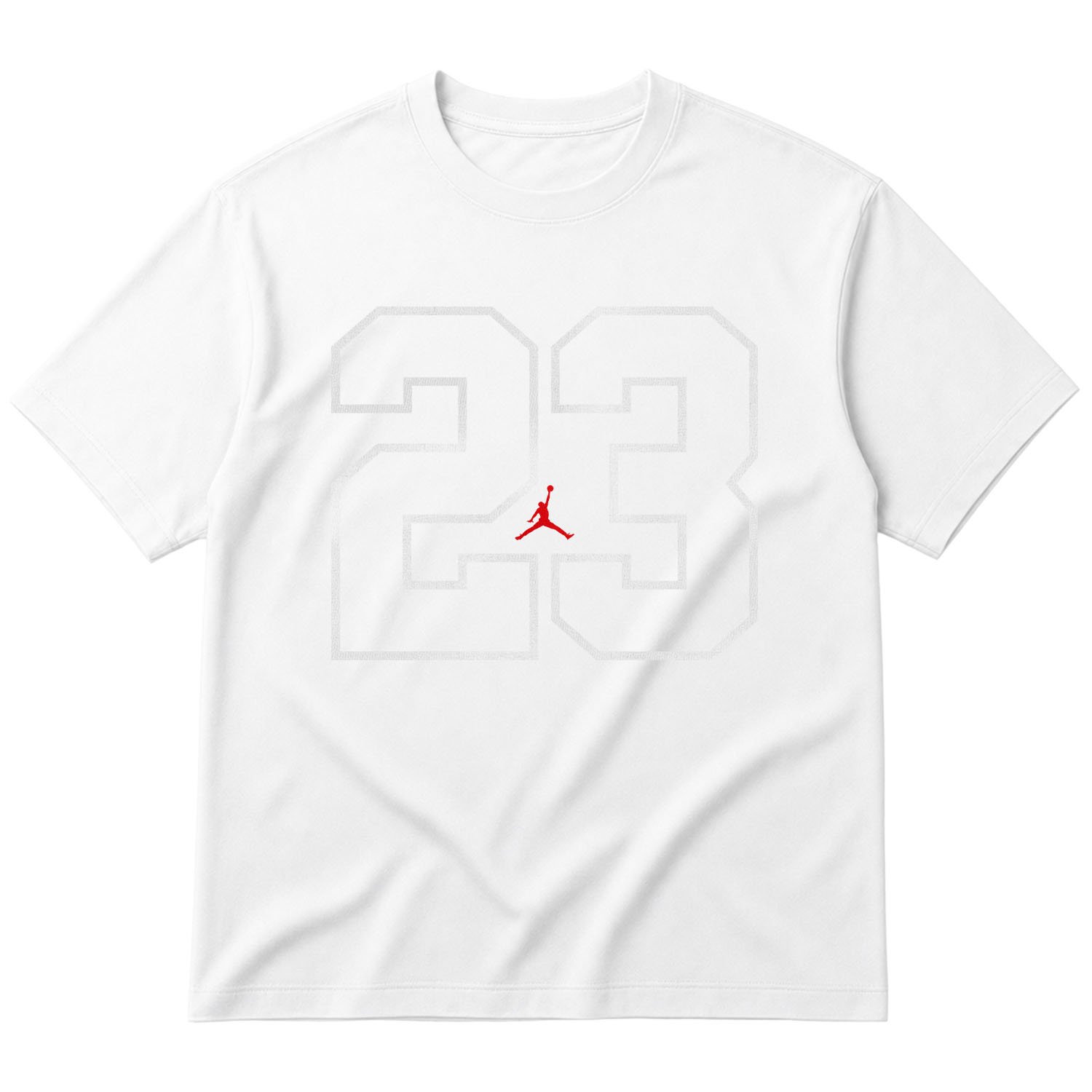 Air Jordan 23 Extract Oversize Tişört L - Beyaz