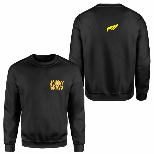 Man I’m Pretty | Johnny Bravo Sweatshirt XXL - Siyah
