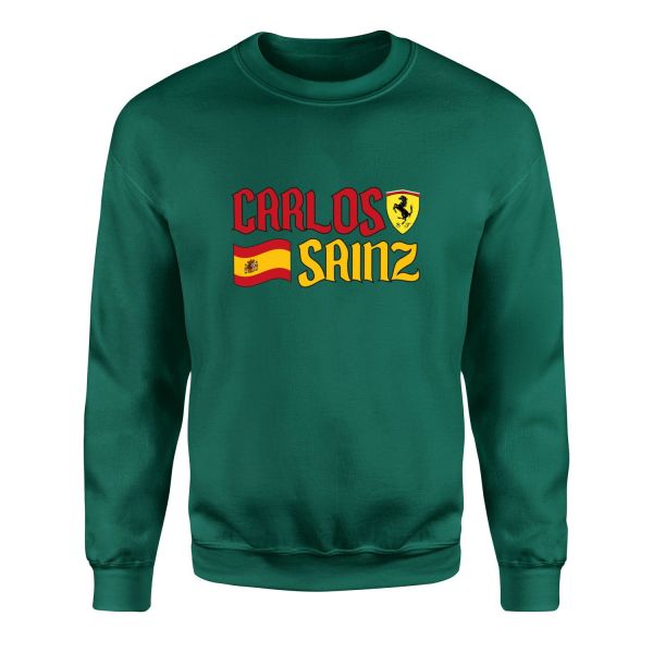 Carlos Sainz Spanish Matador Sweatshirt XXL - Nefti Yeşili