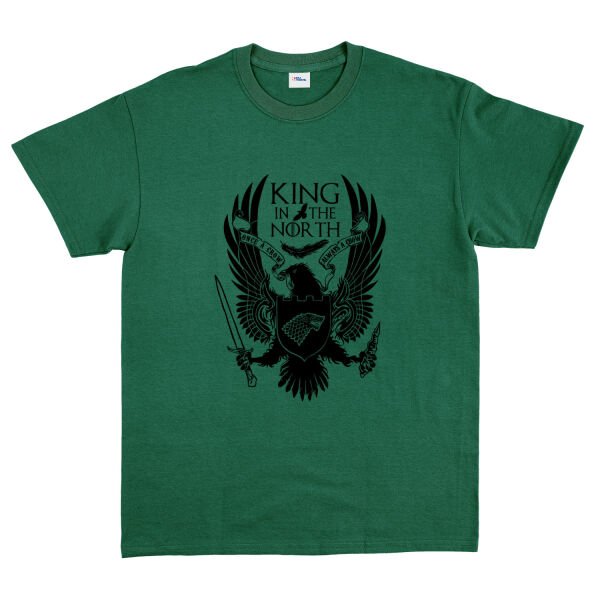 King in the North Tişört M - Nefti Yeşili