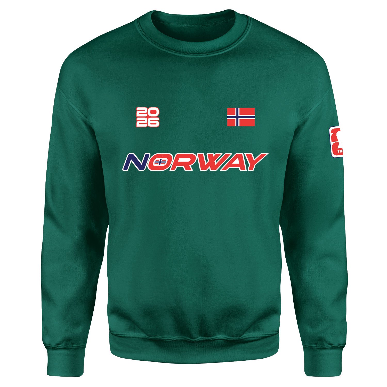 Norveç 2026 Sweatshirt S - Nefti Yeşili