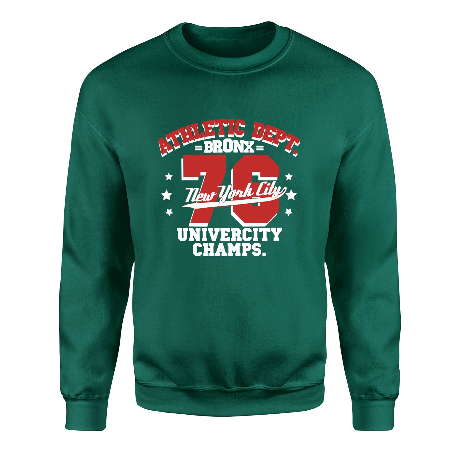 Bronx 76 NYC Sweatshirt XL - Nefti Yeşili