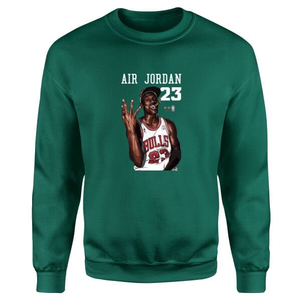 4th Time Is The Charm | Michael Jordan Sweatshirt XL - Nefti Yeşili