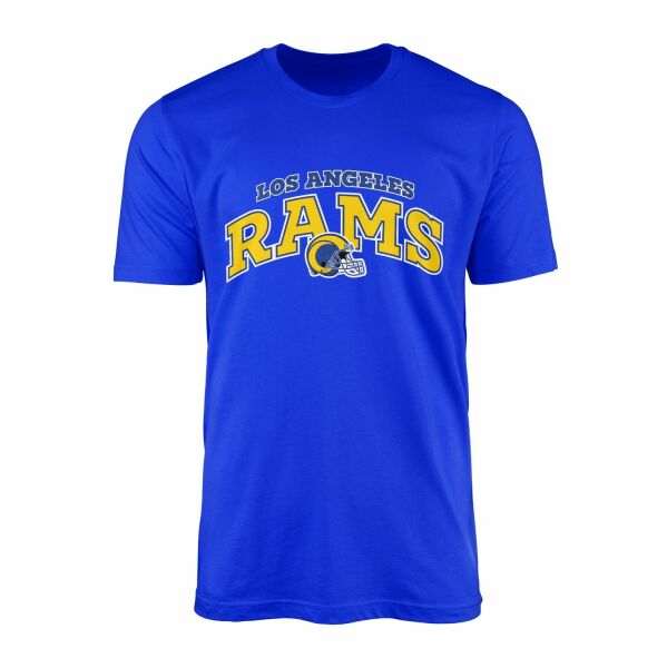 Los Angeles RAMS Arch Tişört M - Mavi