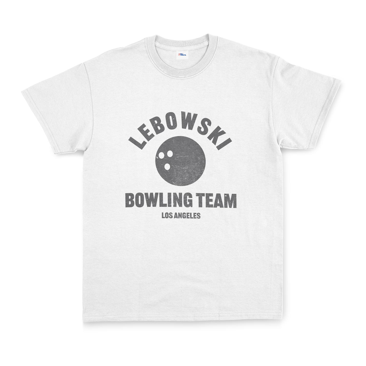 Lebowski Bowling Team Tişört M - Beyaz