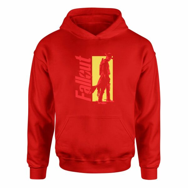 The Ghoul | Fallout Hoodie XL - Kırmızı