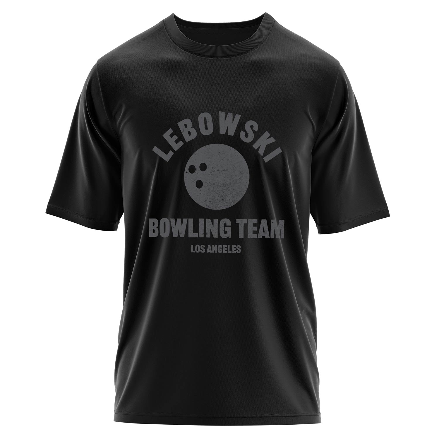 Lebowski Bowling Team Oversize Tişört M - Siyah