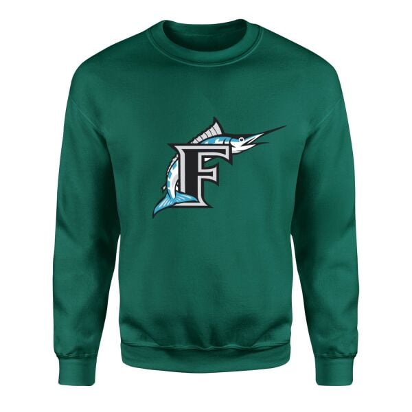 Florida Marlins Vintage Sweatshirt L - Nefti Yeşili