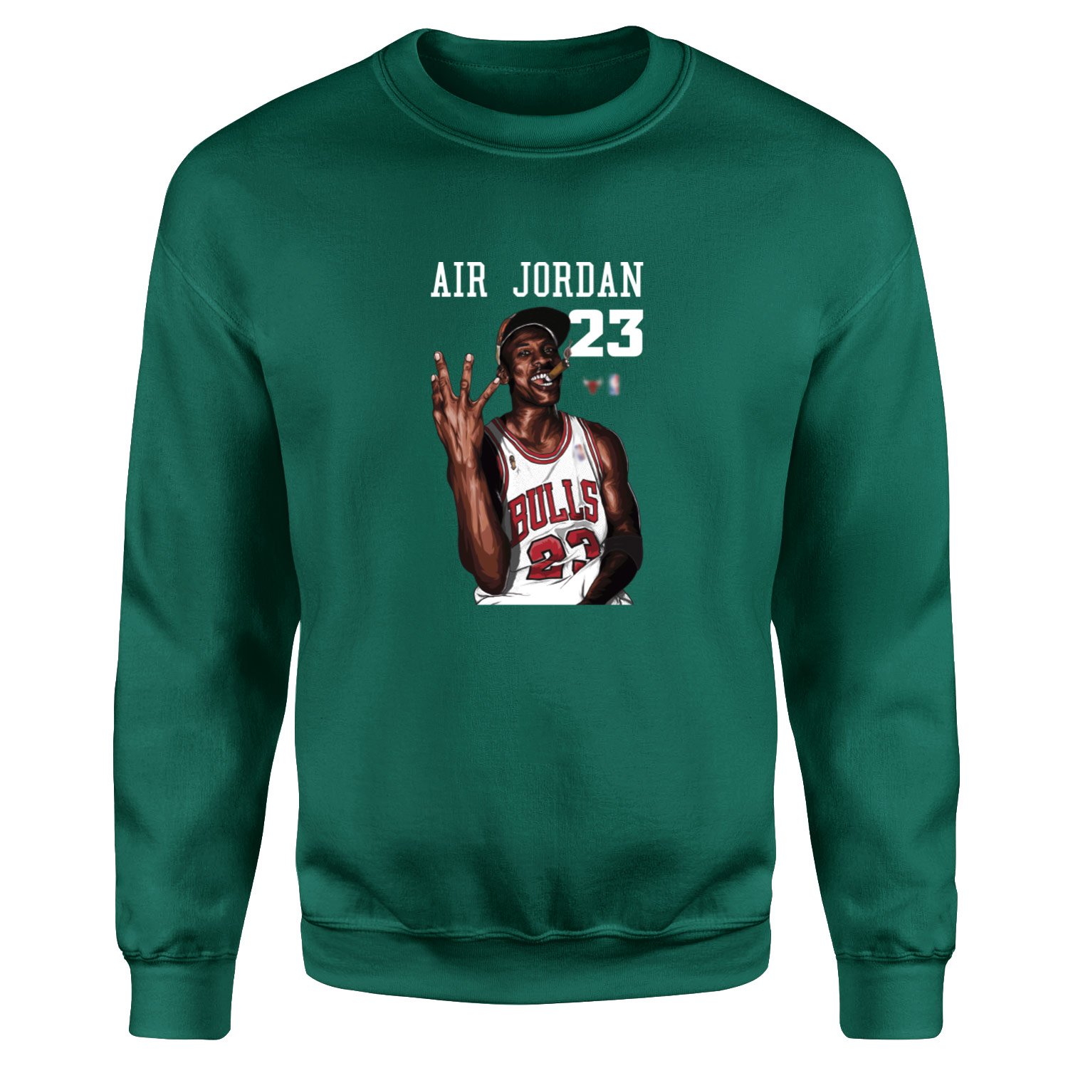 4th Time Is The Charm | Michael Jordan Sweatshirt XXL - Nefti Yeşili