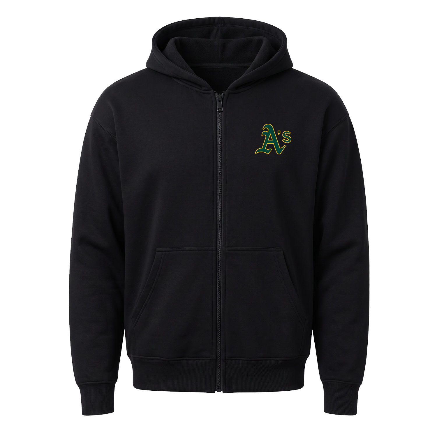 Oakland Athletics Fermuarlı Kapüşonlu Sweatshirt