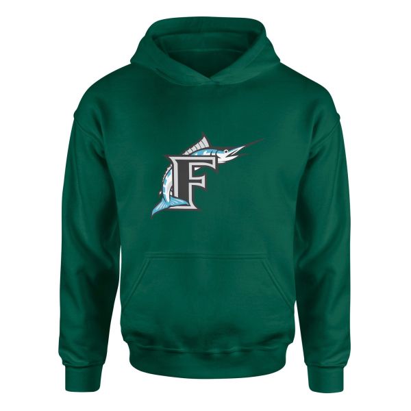 Florida Marlins Vintage Hoodie L - Nefti Yeşili