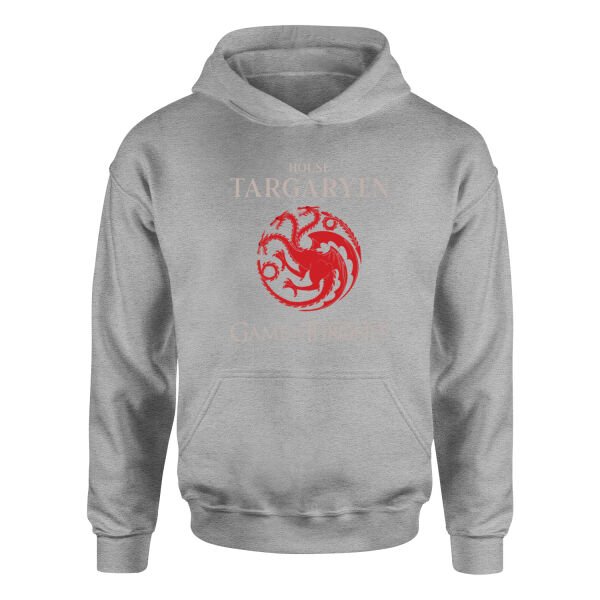 House Targaryen Hoodie XL - Gri