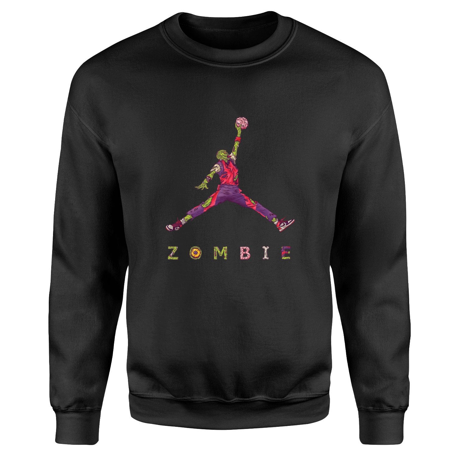 Air Jordan Zombie Sweatshirt XL - Siyah