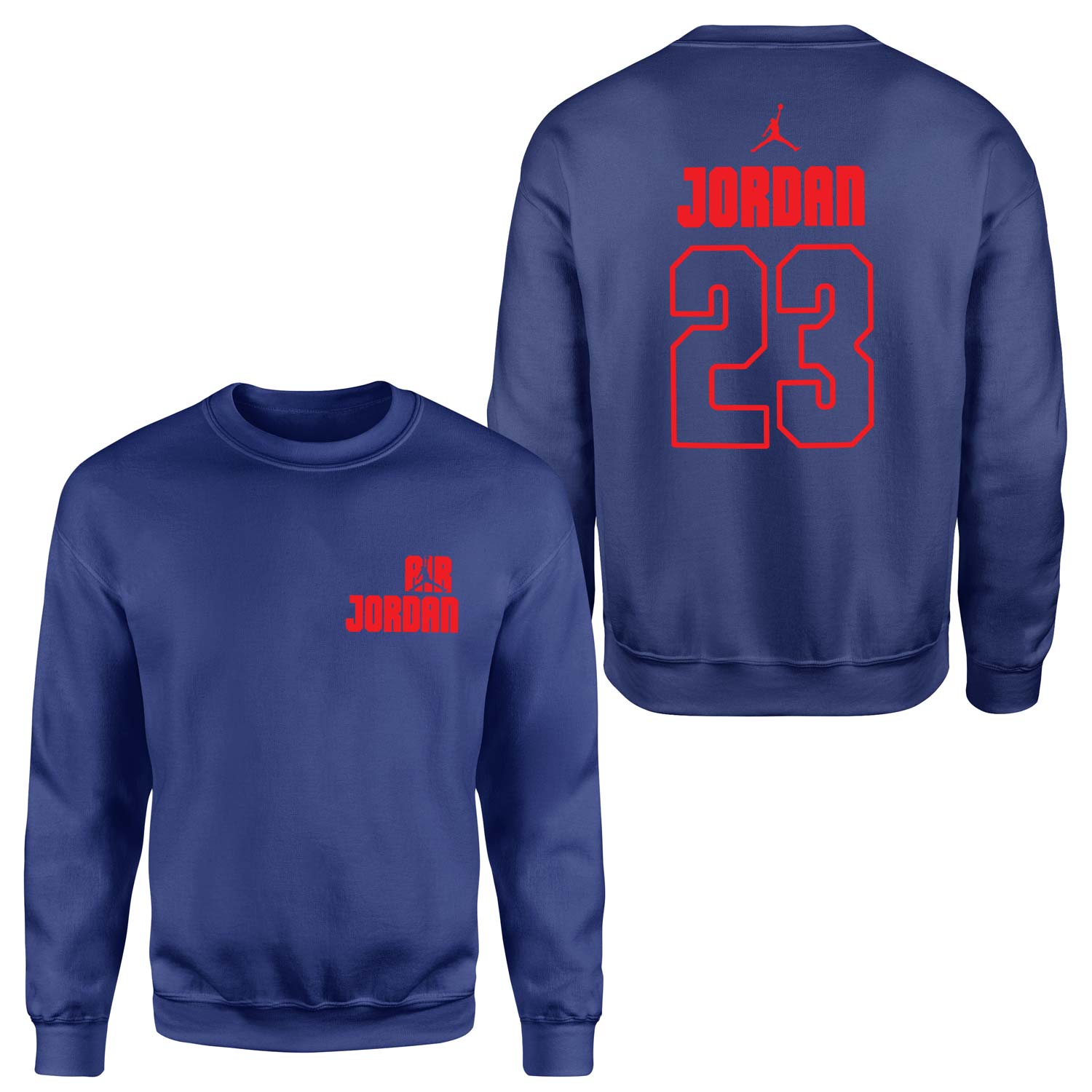 Air Jordan Block 23 Sweatshirt XL - İndigo Mavisi