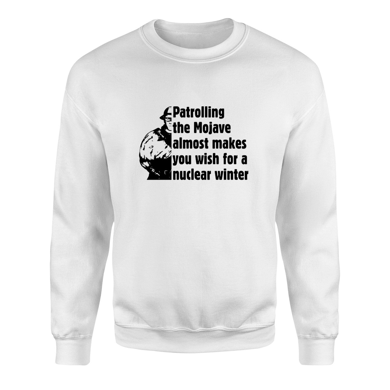 Patrolling the Mojave Sweatshirt S - Beyaz