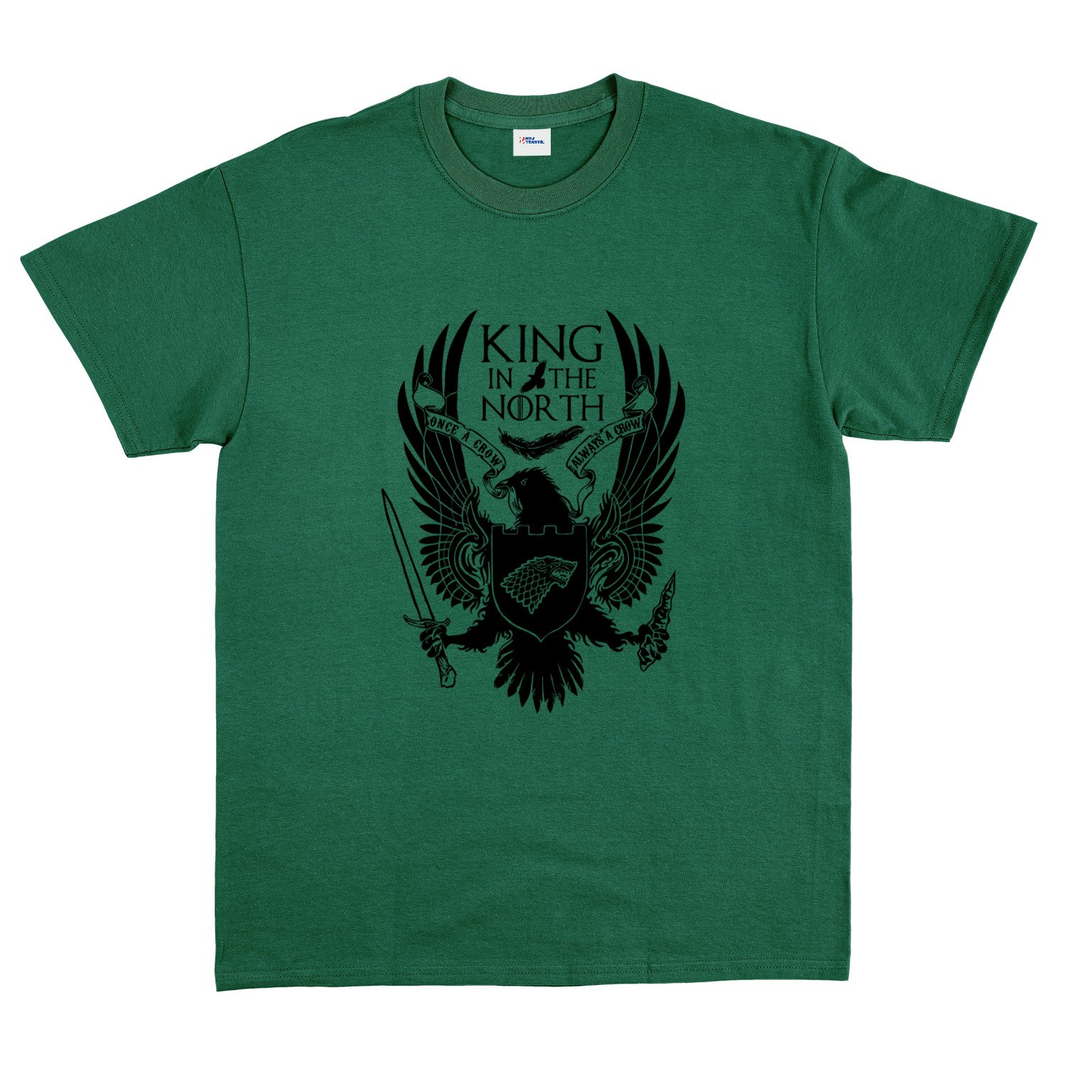 King in the North Tişört XXL - Nefti Yeşili