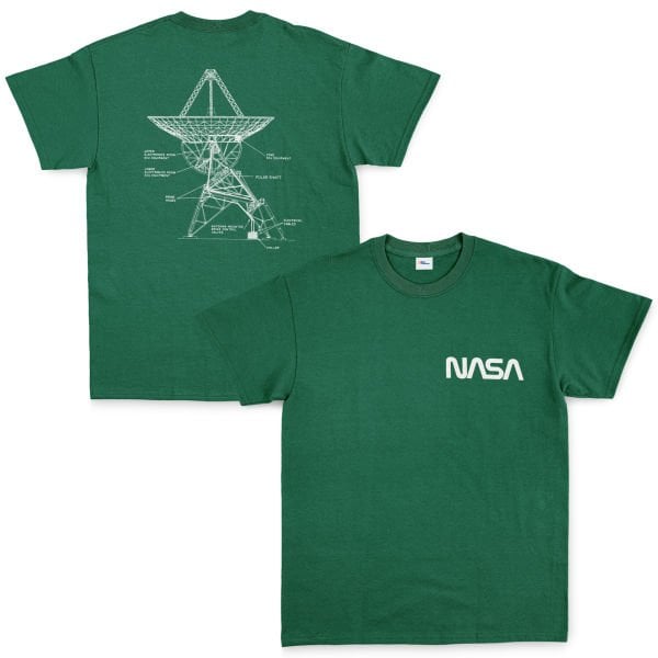 NASA Retro Mechanisms Graphic v3.0 Tişört