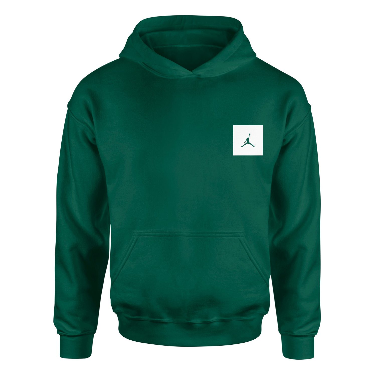Air Jordan White Patch Hoodie M - Nefti Yeşili