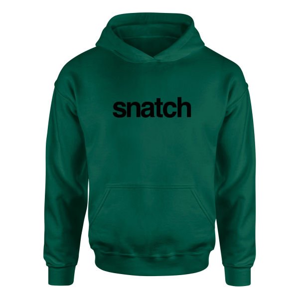 snatch. Hoodie S - Nefti Yeşili