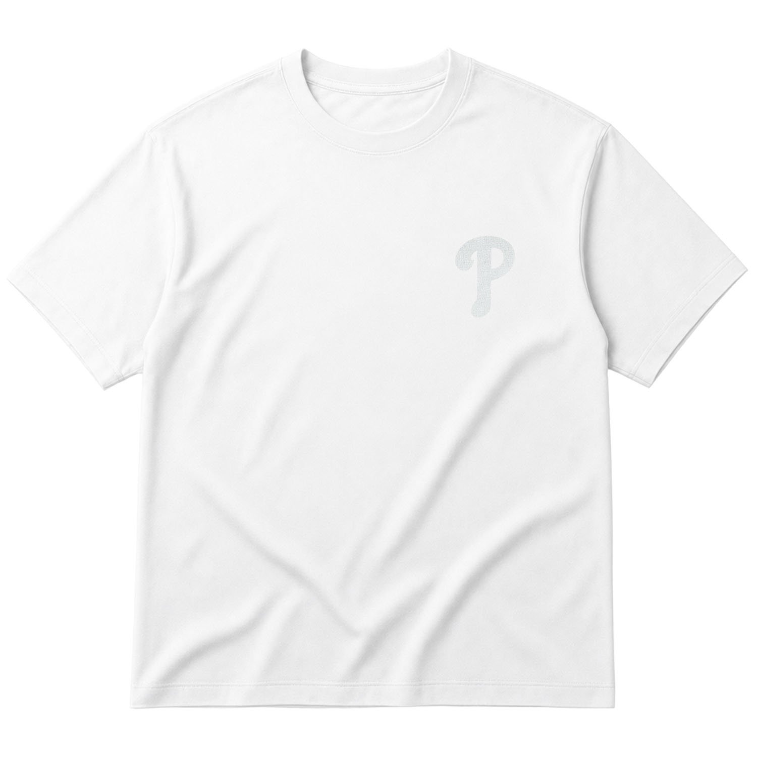 Philadelphia Phillies Oversize Tişört S - Beyaz