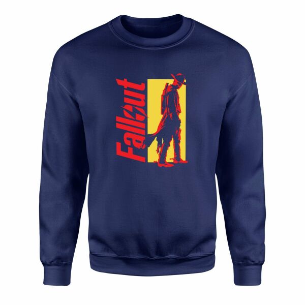 The Ghoul | Fallout Sweatshirt M - İndigo Mavisi