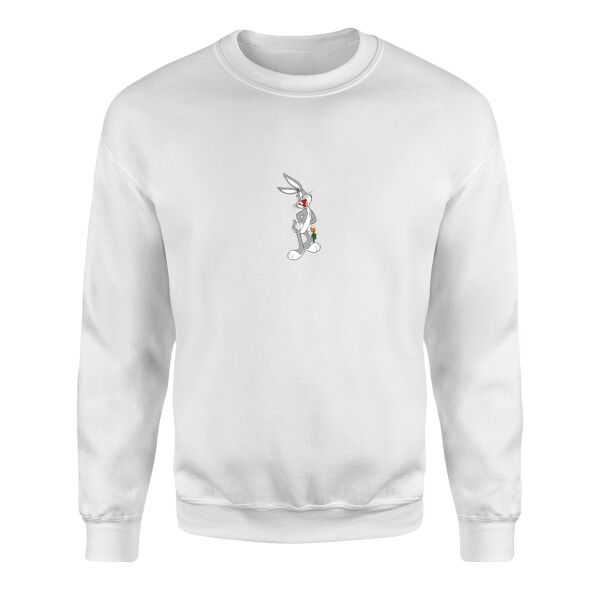 Bugs Bunny Sweatshirt XL - Beyaz