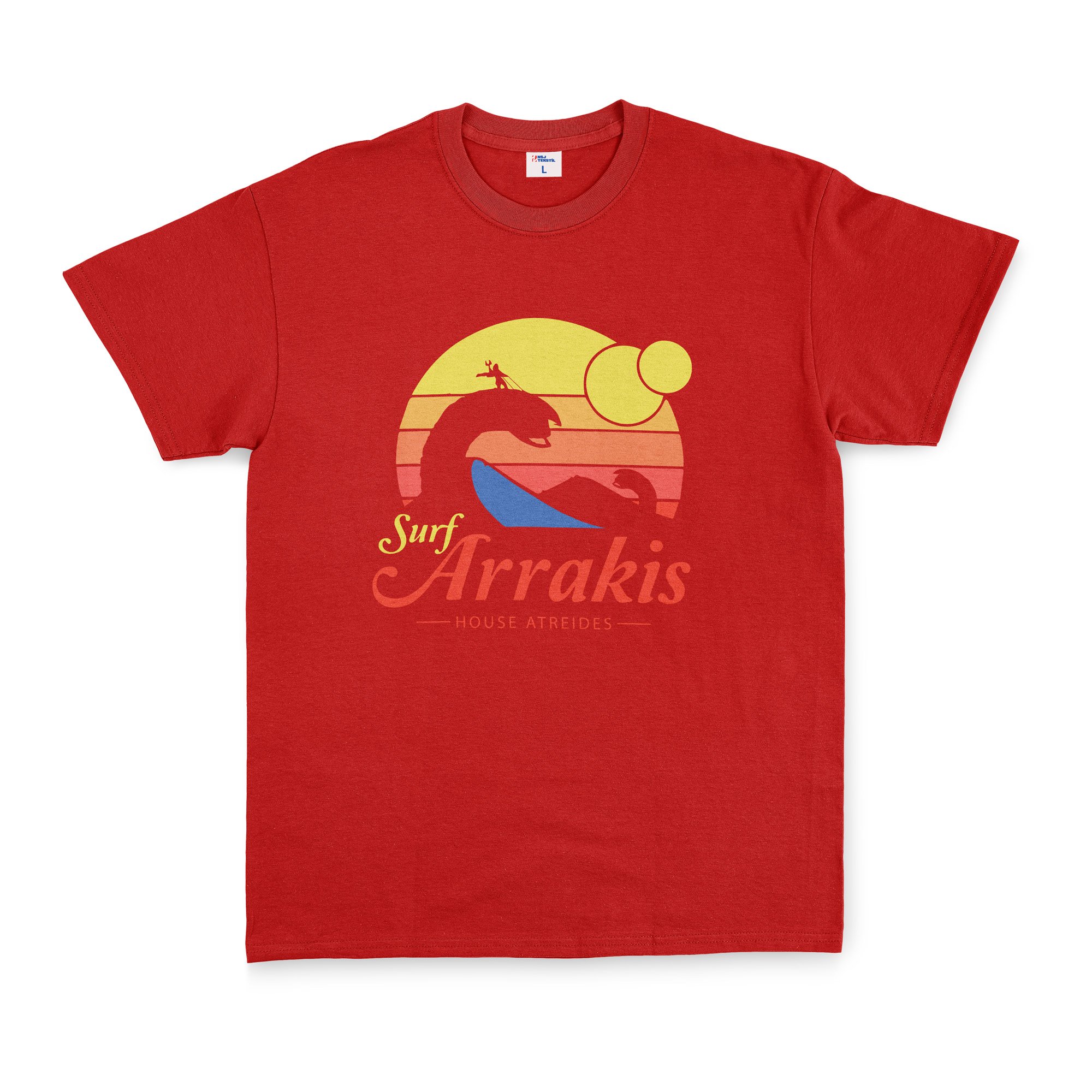 Surf Arrakis Tişört XXL - Kırmızı