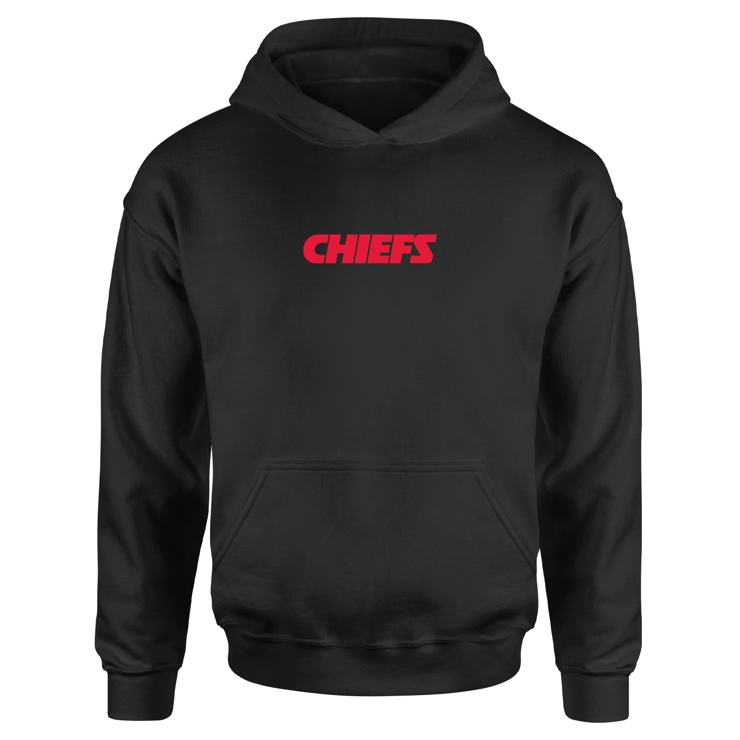 KC CHIEFS Iconic Hoodie XL - Siyah