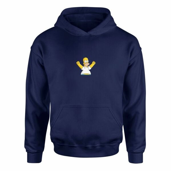 Homer Simpson, Proud Simpson | The Simpsons Hoodie L - İndigo Mavisi