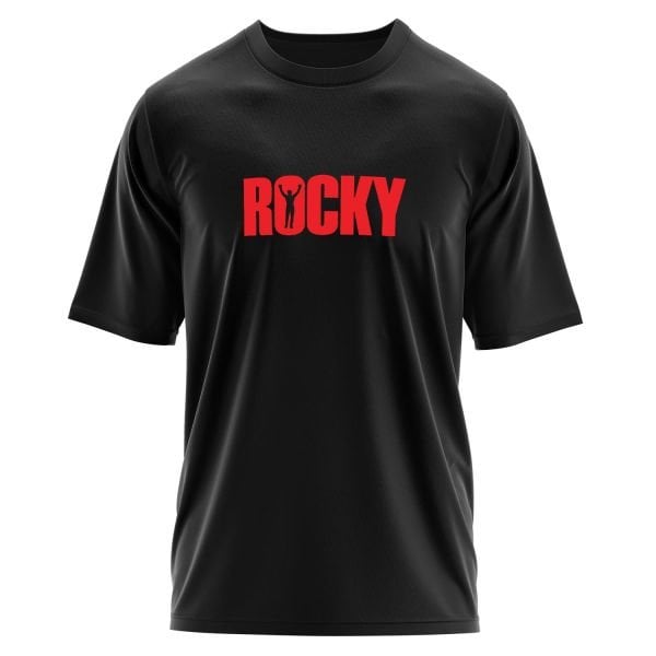 Rocky Oversize Tişört L - Siyah