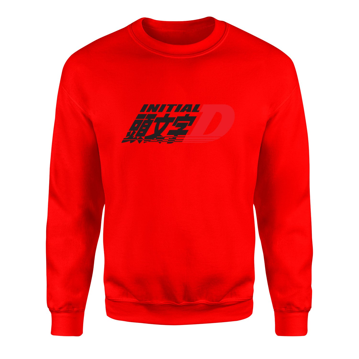 Initial D Sweatshirt L - Kırmızı