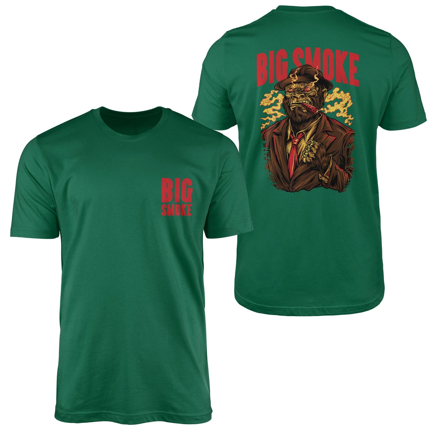 Big Smoke Tişört M - Nefti Yeşili