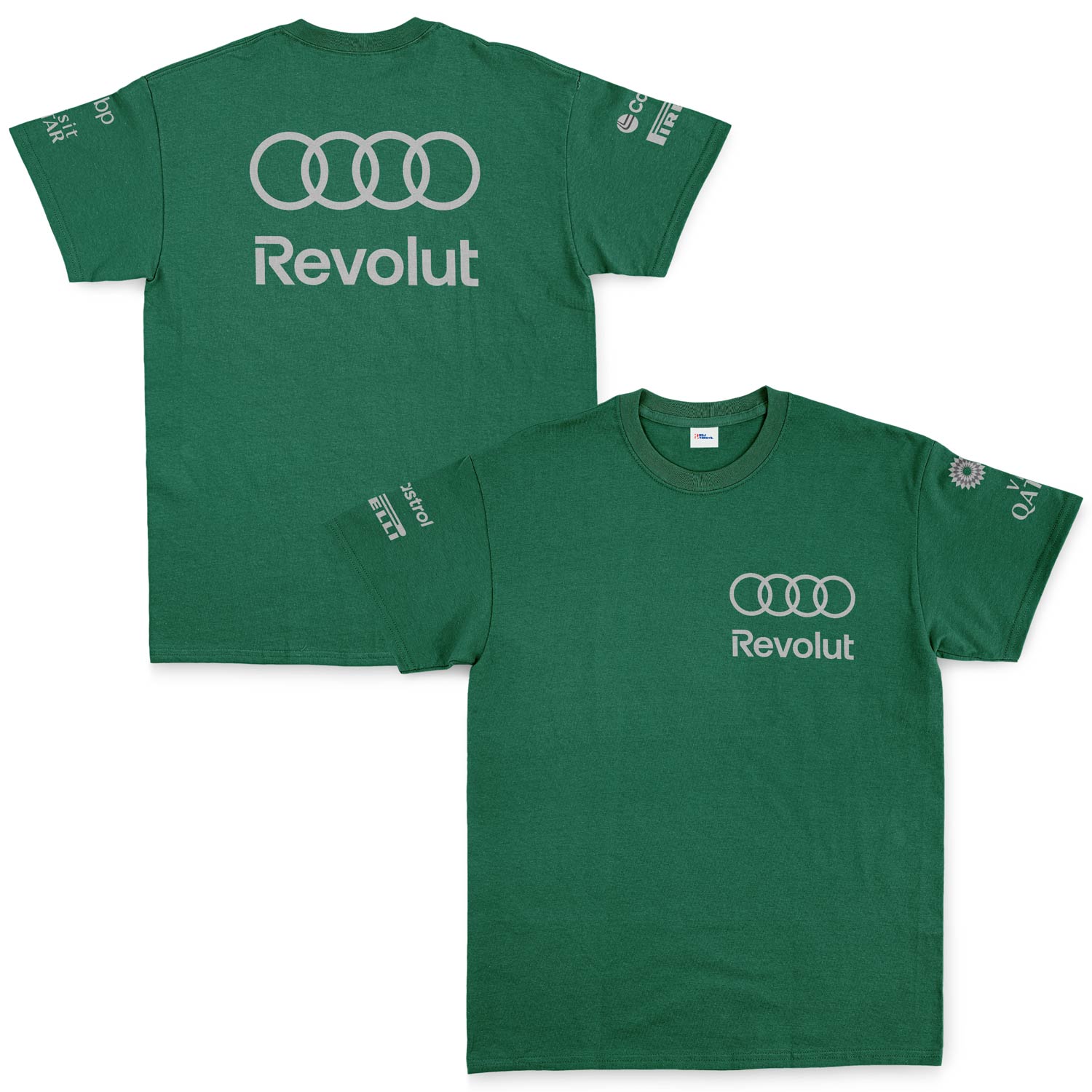 Audi Revolut Racing Tişört XXL - Nefti Yeşili