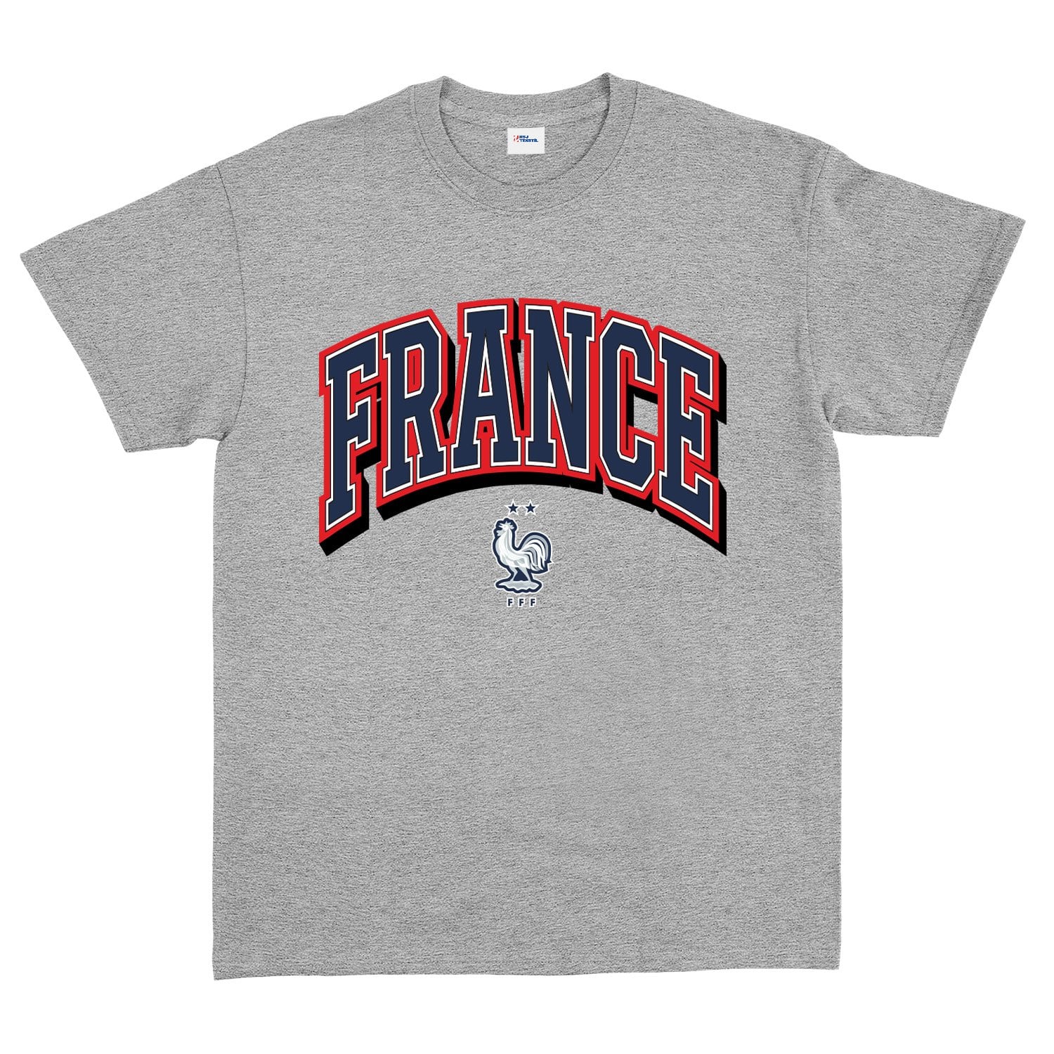 Fransa 2026 Varsity Tişört S - Gri