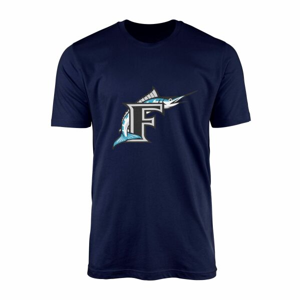 Florida Marlins Vintage Tişört L - İndigo Mavisi