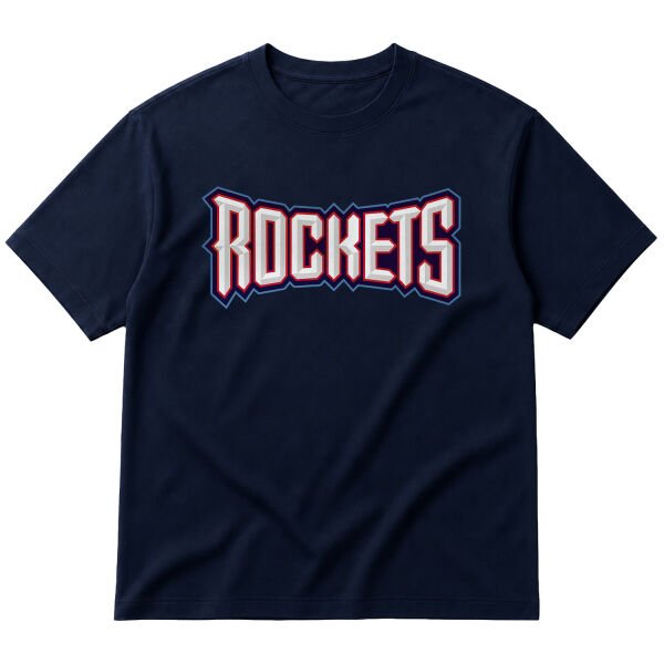 Rockets Icon Oversize Tişört S - İndigo Mavisi