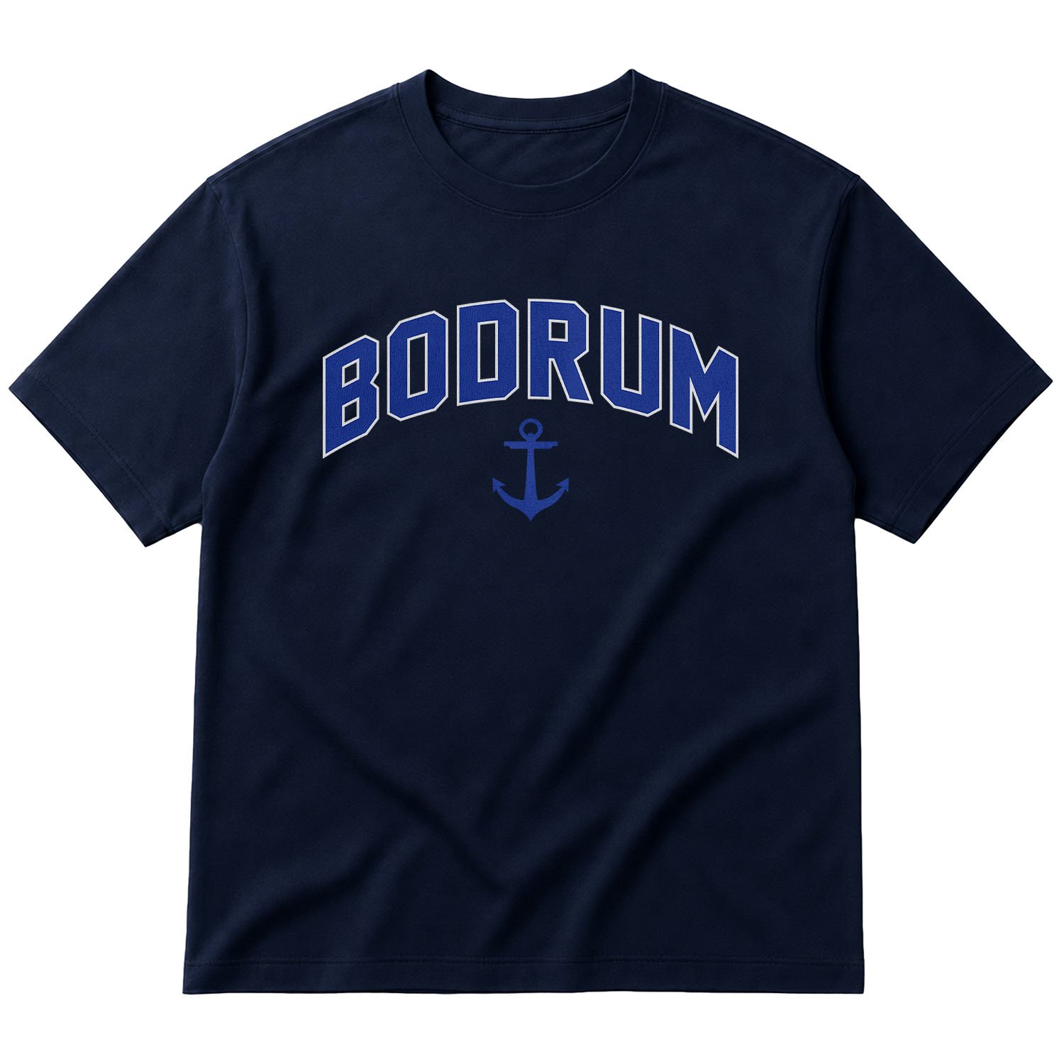 Bodrum Oversize Tişört M - İndigo Mavisi
