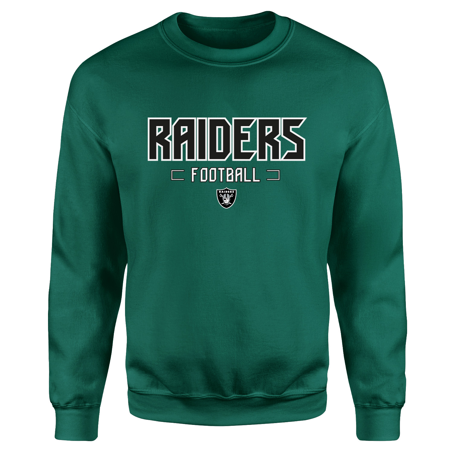 Las Vegas Raiders Football Sweatshirt L - Nefti Yeşili