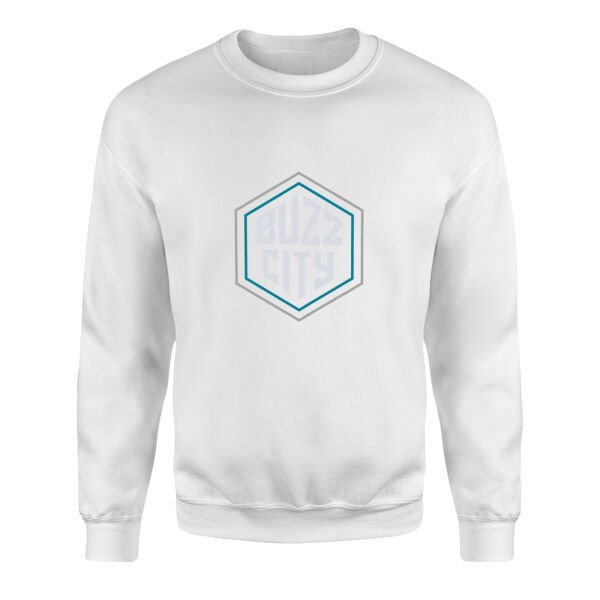 Buzz City Sweatshirt XL - Beyaz