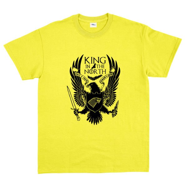 King in the North Tişört L - Sarı