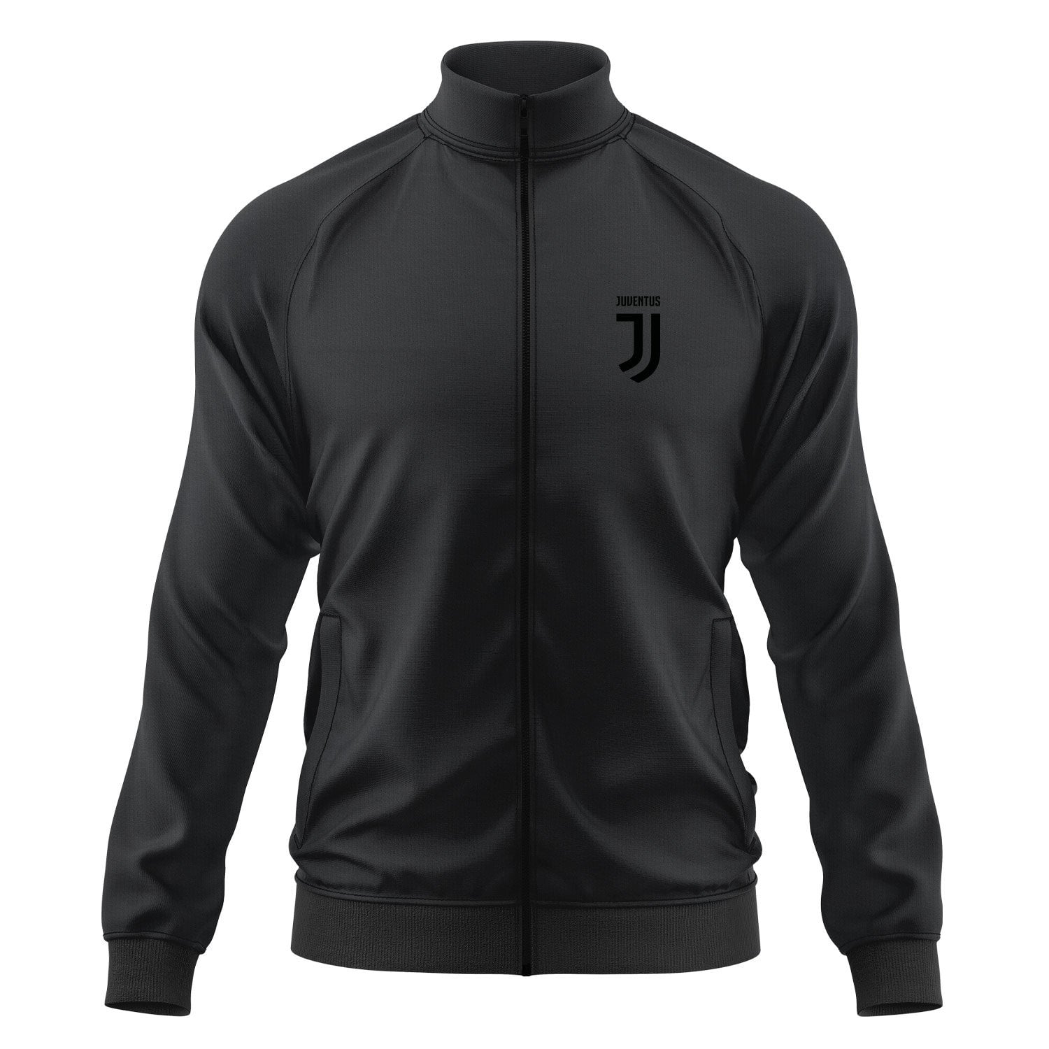 Juventus Fermuarlı Sweatshirt M - Siyah