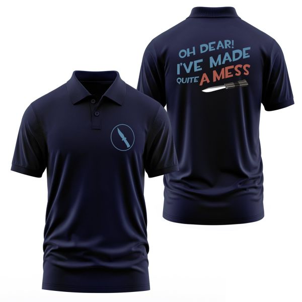 The Spy Edition | Team Fortress 2 Polo Tişört L - İndigo Mavisi
