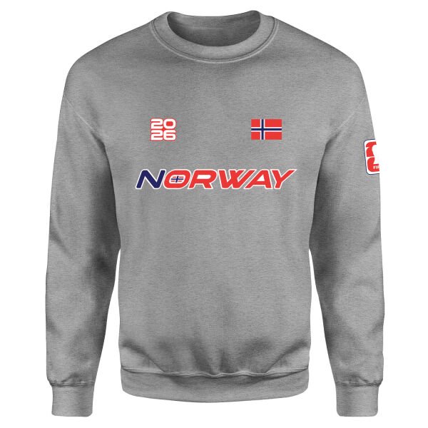 Norveç 2026 Sweatshirt M - Gri