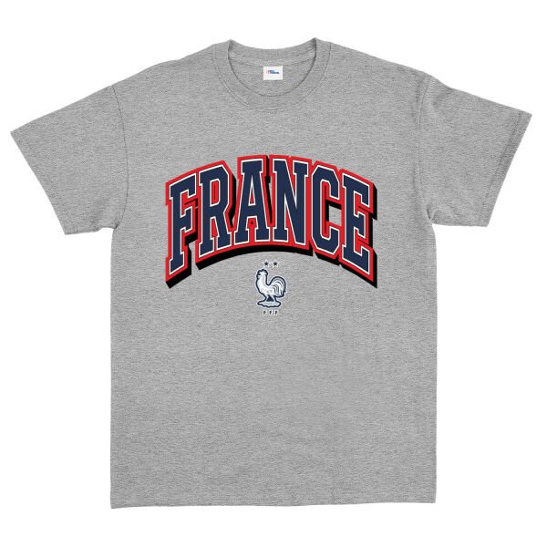 Fransa 2026 Varsity Tişört L - Gri