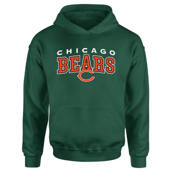 Chicago Bears CB Hoodie M - Nefti Yeşili